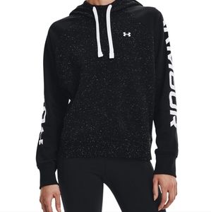 WOMEN'S BLACK UNDER ARMOUR HOODIE